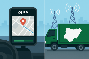 GPS tracking device with IoT SIM connectivity for Nigerian business fleet monitoring