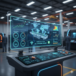 Nigerian manufacturing IoT dashboard connectivity monitoring