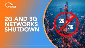 2G 3G shutdown Nigeria IoT — legacy network tower shutdown versus modern 4G connectivity